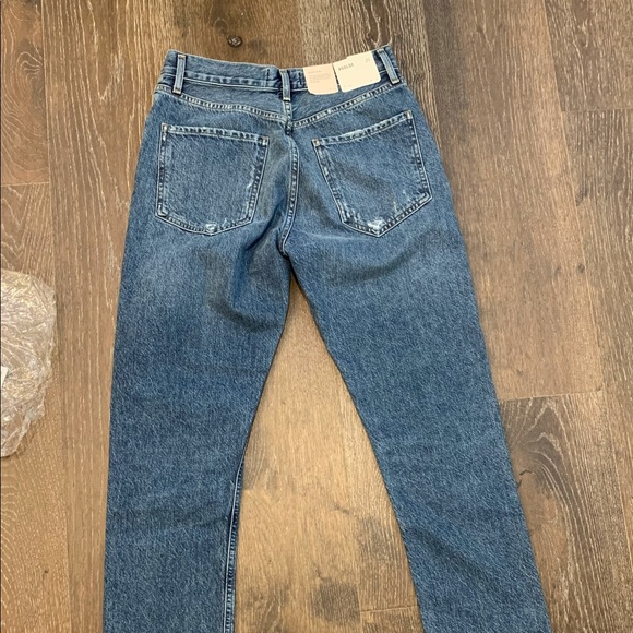 Agolde Jeans | Nwt Agolde Riley High Rise Straight Crop Disguise | Poshmark